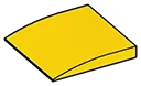 Slope plate 3 x 3 with rounded slope in Yellow, Lemon