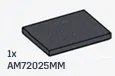 Tile 3 x 4 in Gray, Dark (Metallic)