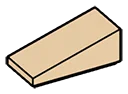 Slope brick 25 1 x 2 in Sand, Dark