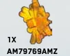 Weapon, Exotic: Muzzle Flash, Wide Burst in Yellow (Translucent)