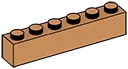 Brick 1 x 6