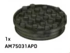 Turntable 6 x 6 round, top in Green, Jungle (Camo)
