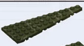 Wedge Plate 5 x 14 - Right in Green, Jungle (Camo)