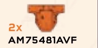 Groin Armor: Spartan Mark V (B) (Reach Armor) in Orange, Speckled Pumpkin (Speckle)