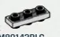 Plate Modified 1 x 3 Connector: male:male in Gray, Dark (Metallic Camo)
