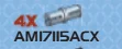Connector: axle 2 studs long in Gray, Light