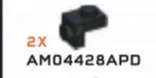 Bracket 1 x 1 - 1 x 1 with stud in Green, Jungle (Camo)