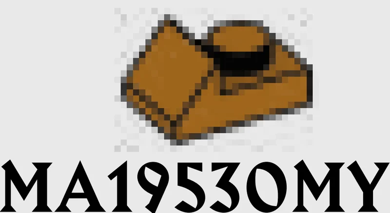 Slope Plate 1 x 1 in Brown, Caramel