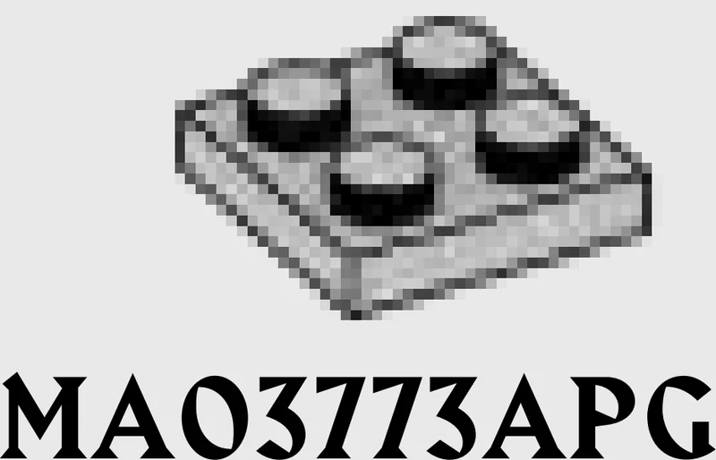 Plate 2 x 2 in Gray, Steel