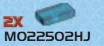 Tile 1 x 2 without center peg on underside in Cyan (Translucent)