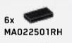 Tile 1 x 2 in Black (Metallic)