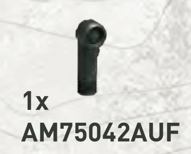 Gear: Flashlight, Vertical w/ Peg Hole in Black with Speckles, Metallic