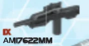Weapon, Firearm: BR55 Battle Rifle in Gray, Dark (Metallic)