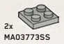 Plate 2 x 2