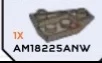 Slope brick 25 2 x 3 double inverse, left in Sand, Dark (Camo)