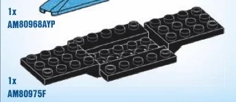Vehicle body: 5 x 1 x 13 with recessed center in Black