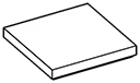 Tile 3 x 3 in White