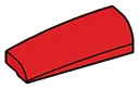 Slope brick 1 x 3 tapered left in Red, Flame