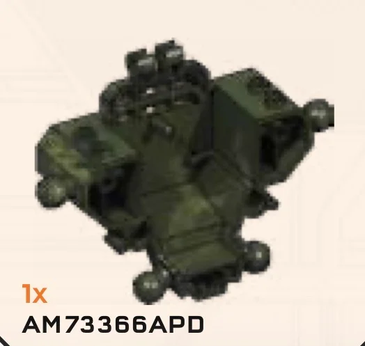 Halo, Cyclops: Torso/Trunk in Green, Jungle (Camo)
