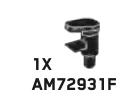 Fixture: tap with handle in Black