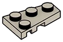 Wedge Plate 2 x 3 Right in Grey, Light