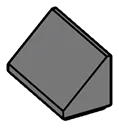 Slope 45 2 x 1 in Gray, Dark (Flake)