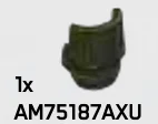 Shoulder Armor: Spartan Commando (Reach Armor) in Green, Light Olive Drab (Metallic)