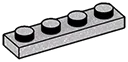 Plate 1 x 4