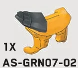 Back Armor, Male, Spartan Grenadier - Yellow (Reach Armor) in Multicolored