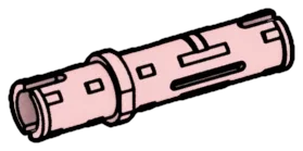 Tech: pin 3 long with friction in Pink, Pale