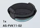 Halo, Pod Base, Black with Blue Marks in Multicolored