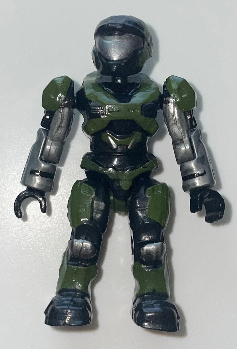 Figure, Halo: UNSC Spartan Air Assault - Green (Old Articulation)