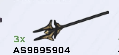 Melee: Honor Guard Staff in Multicolored