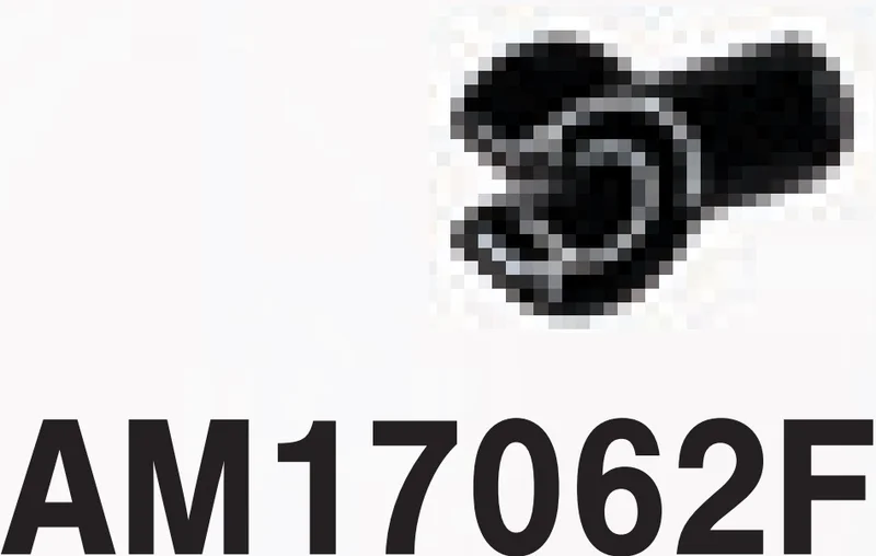 Connector: pin, short with clip in Black