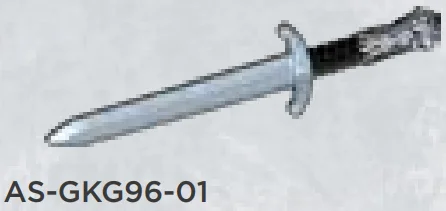 Weapon, Melee: sword, Longclaw in Silver (Metallic)