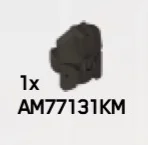Shoulder Armor: ODST Sniper in Gray, Dim (Metallic)