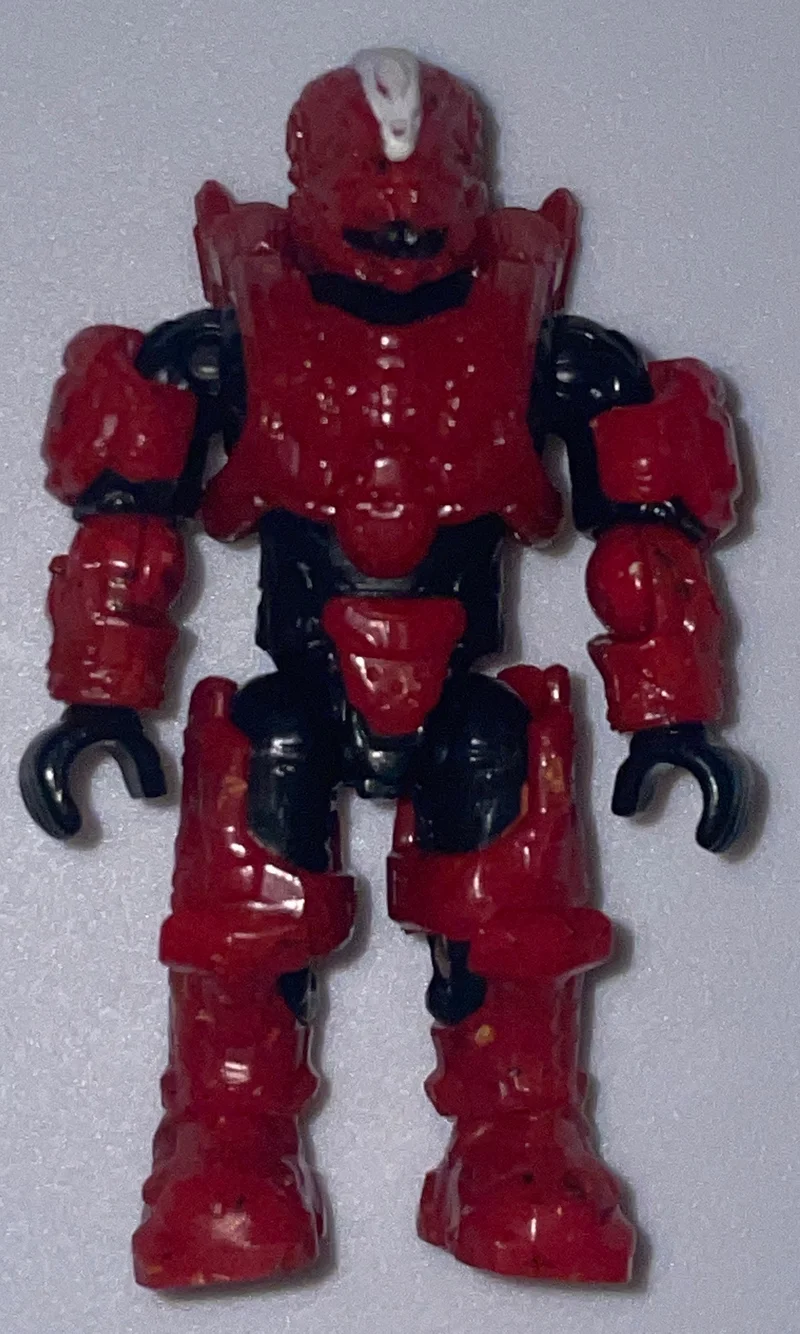 Figure, Halo: Spartan Protector - Red w/ White Stripe (Halo 4/5)
