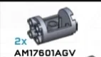 Brick Round 2 x 2.33 x 2 round with cutout in Gray, Light (Metallic)