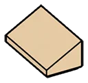Slope 36 2 x 1 in Sand, Dark