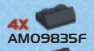 Slope plate 2 x 1 in Black