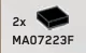 Tile 1 x 1 in Black