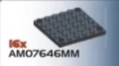 Plate 6 x 6 with holes through corner studs, old in Gray, Dark (Metallic)