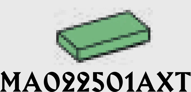 Tile 1 x 2 in Green, Vertigris (Sand Green)