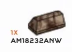 Slope 1 x 2 with Beveled Top on Three Sides in Sand, Dark (Camo)