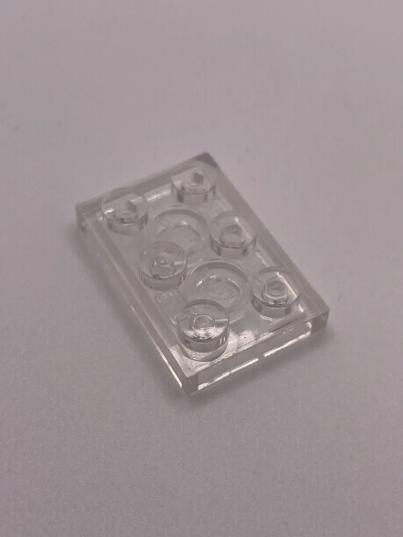 Plate 2 x 3 in Clear (Translucent)