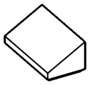 Slope 36 2 x 1 in White