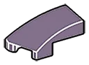 Wedge 25 1 x 2 Curved Slope, Left
