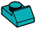 Slope Plate 1 x 1