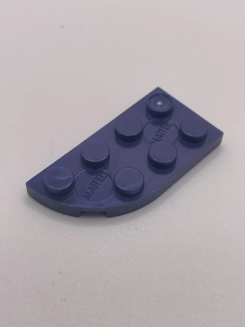 Plate 2 x 4 with rounded left corner in Purple, Rich