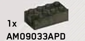 Brick 2 x 4 in Green, Jungle (Camo)
